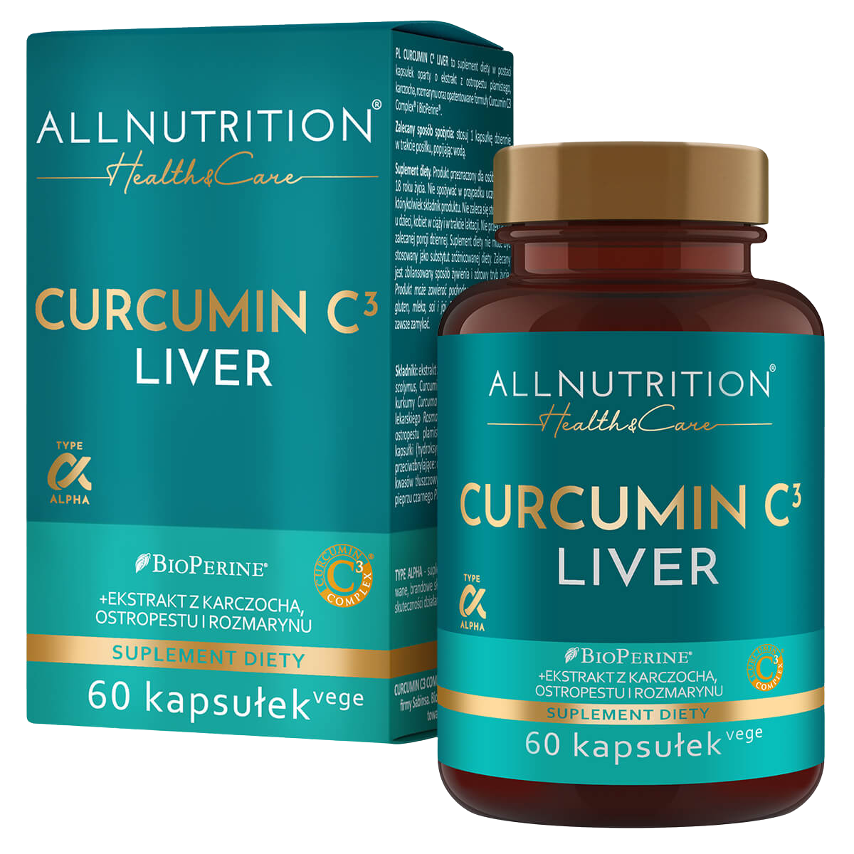 All Nutrition Curcumin Liver 60 Kapseln