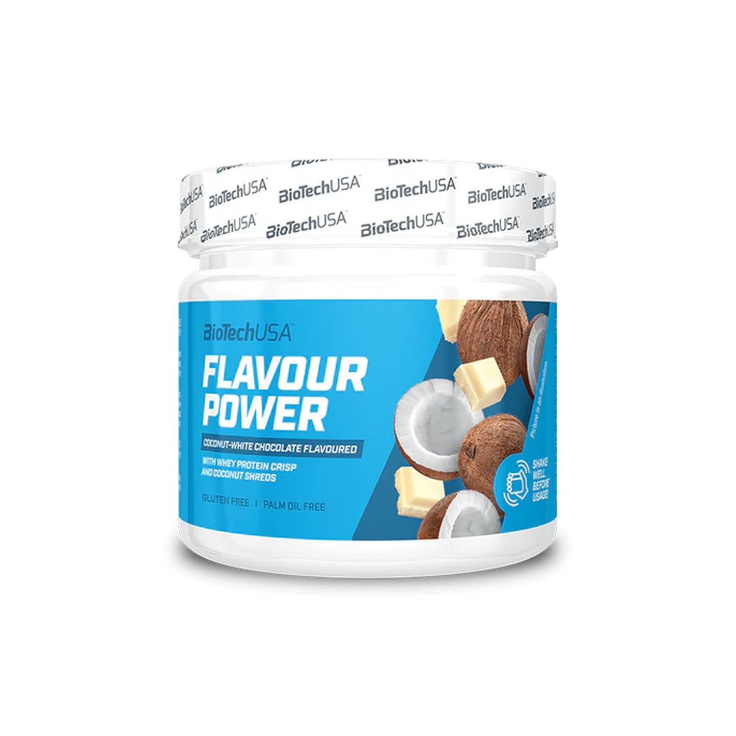 BioTechUSA Flavour Power 160 g mit Inulin & Protein-Crispies