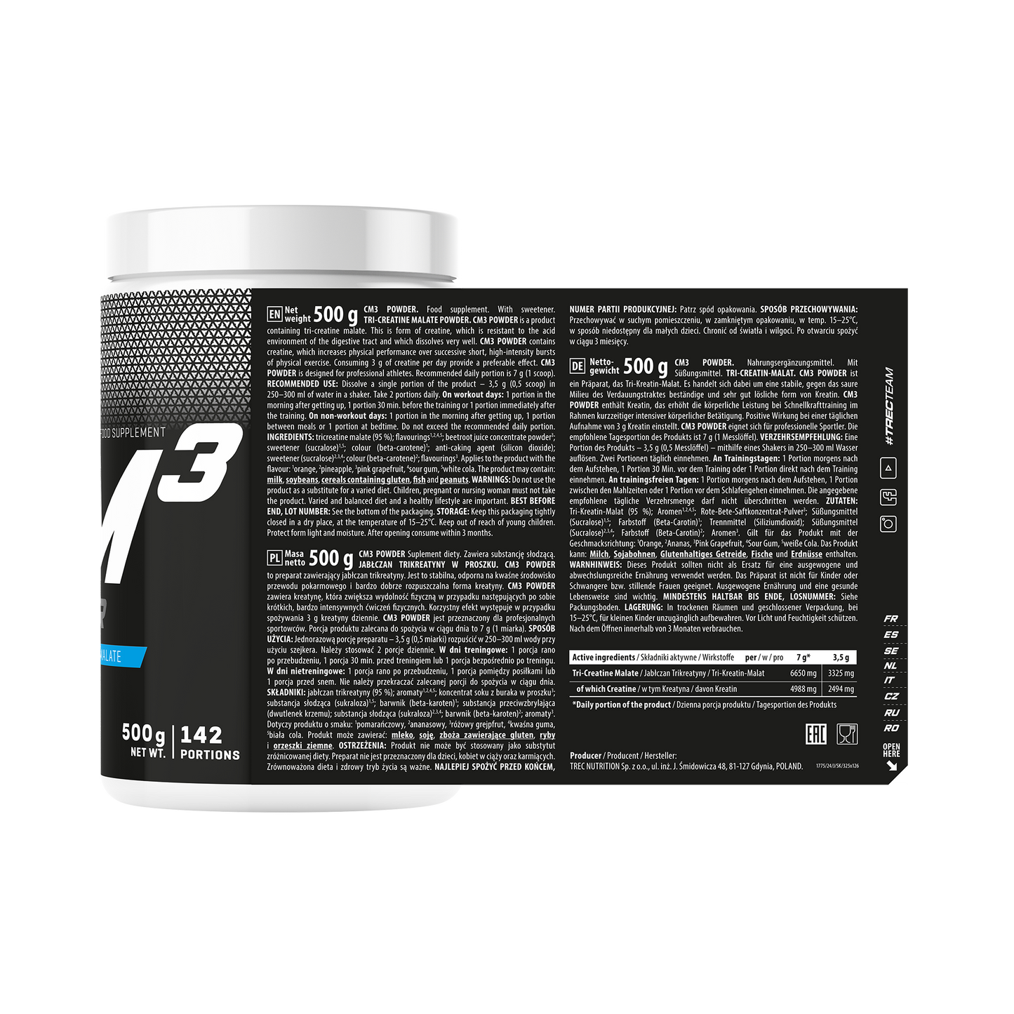 TREC CM3 Powder 500g