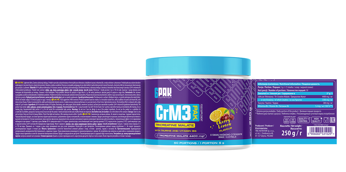 6PAK CrM3 PAK 250g