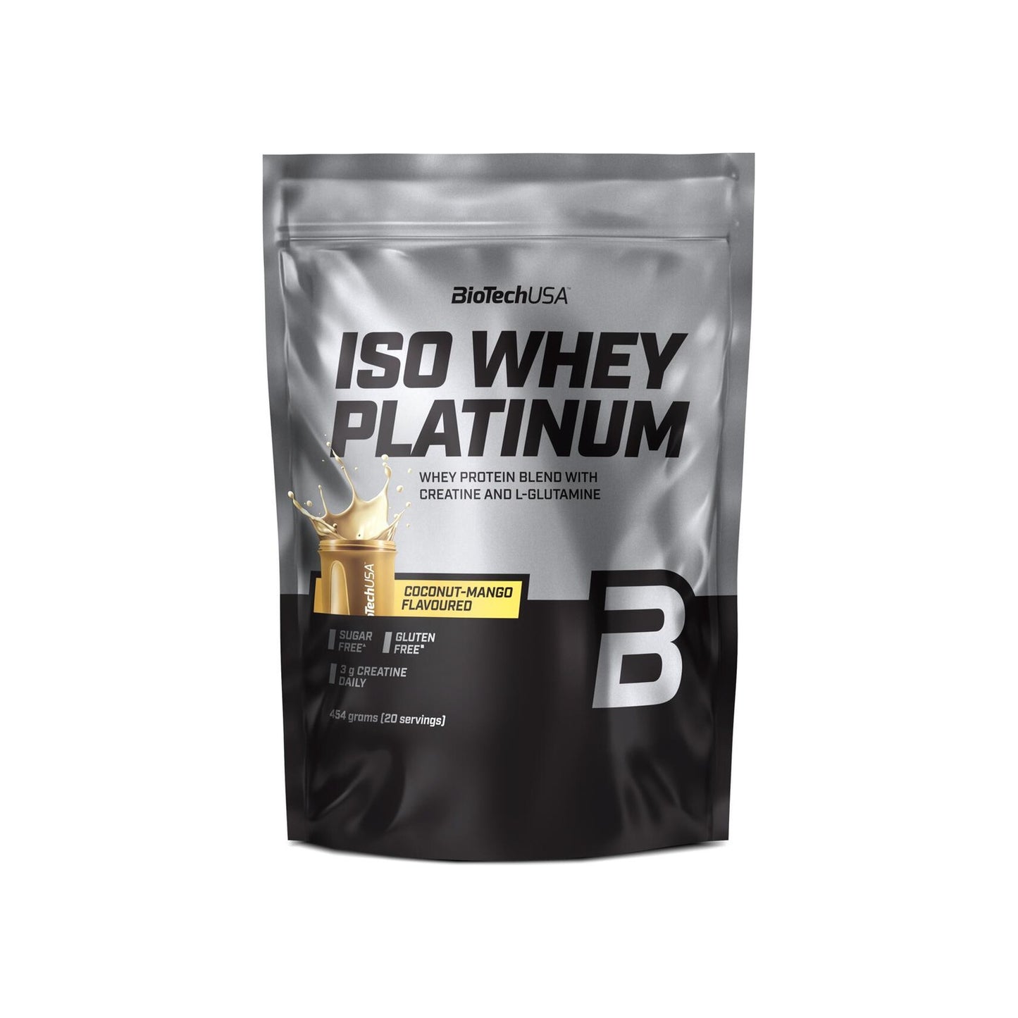 BioTechUSA Iso Whey Platinum 454 g Whey Isolat mit Kreatin