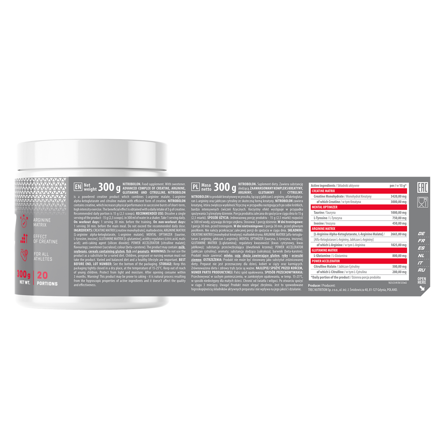 TREC Booster Nitrobolon 300g