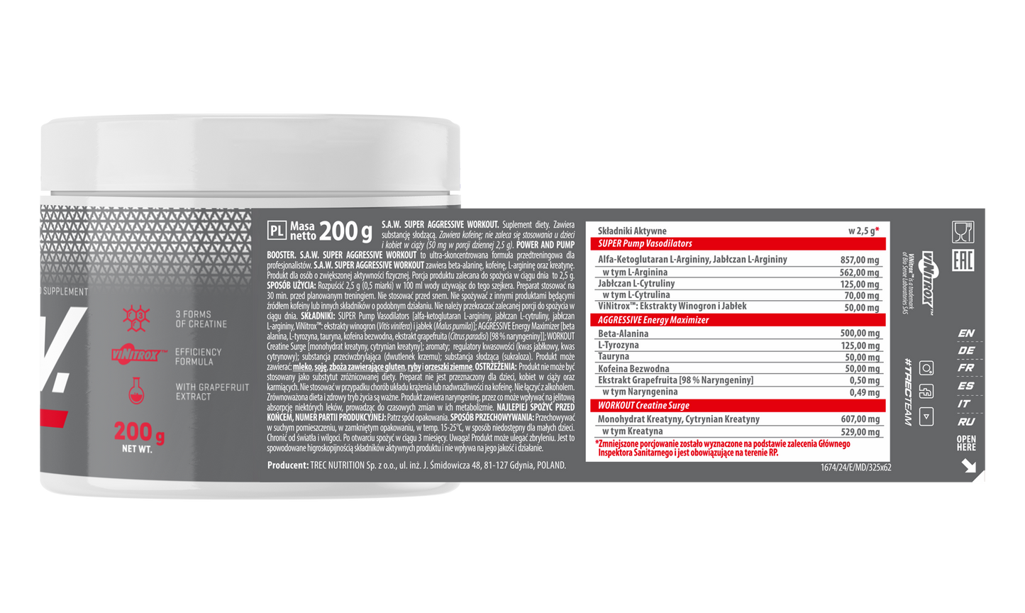 TREC Booster S.A.W 200g