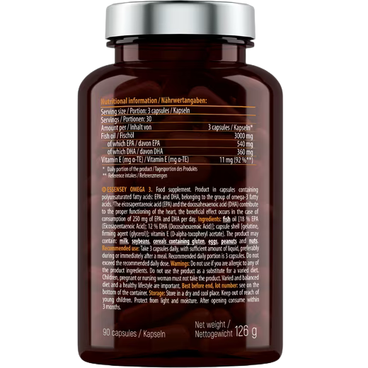 Essensey Omega 3 Strong 90 Kapseln