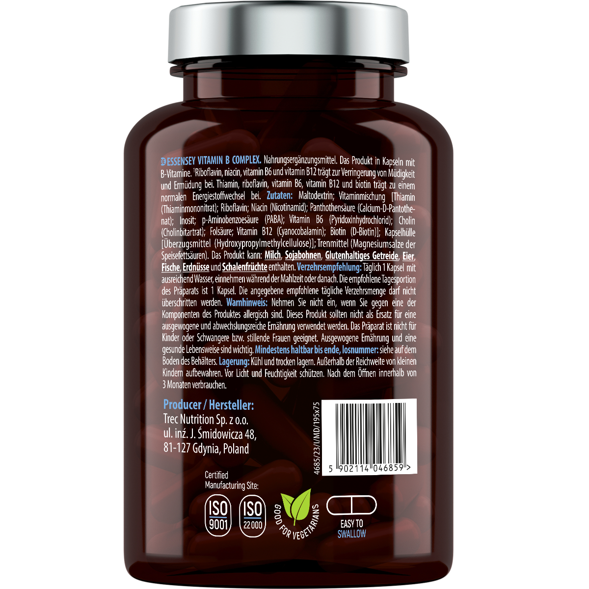 Essensey Vitamin B Komplex 90 Kapseln