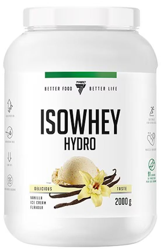 Trec IsoWhey Hydro – Molkenprotein Isolat & Hydrolysat | 900 g oder 2000 g