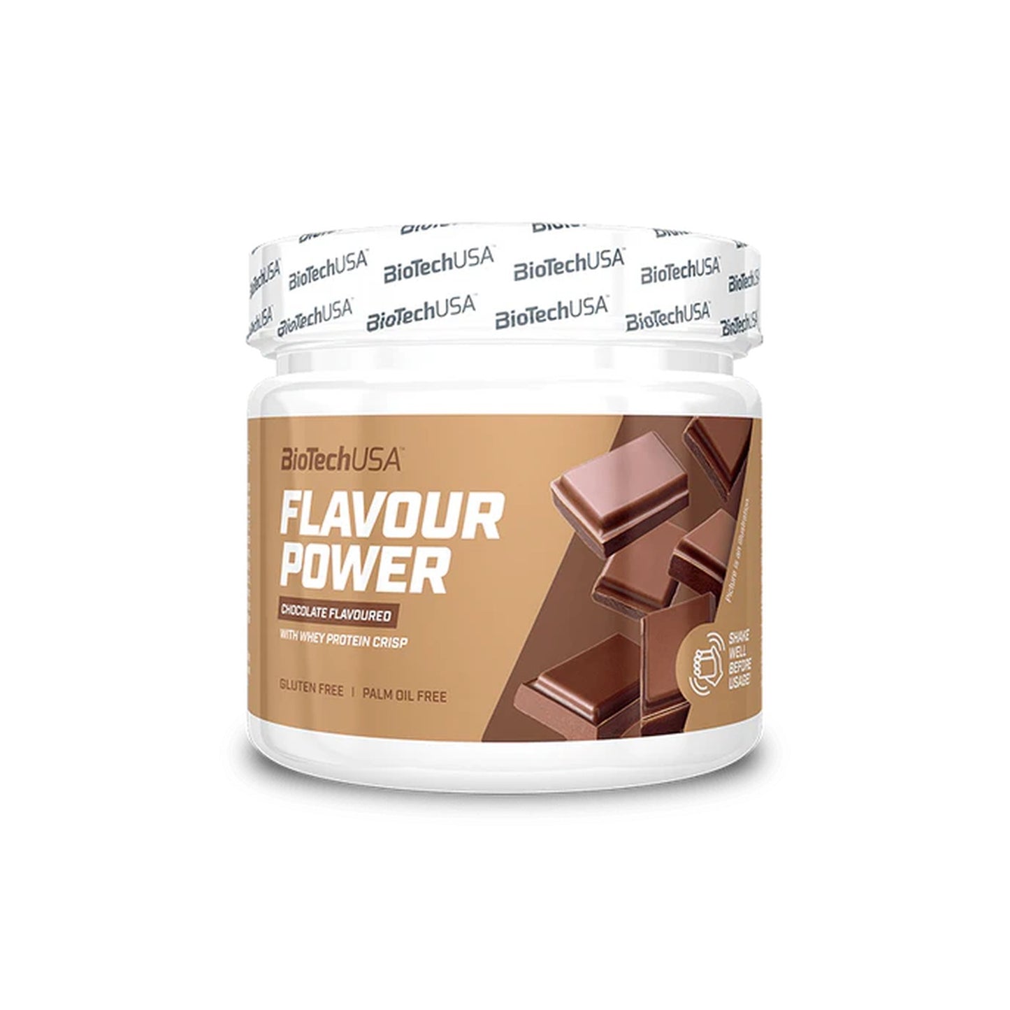 BioTechUSA Flavour Power 160 g mit Inulin & Protein-Crispies