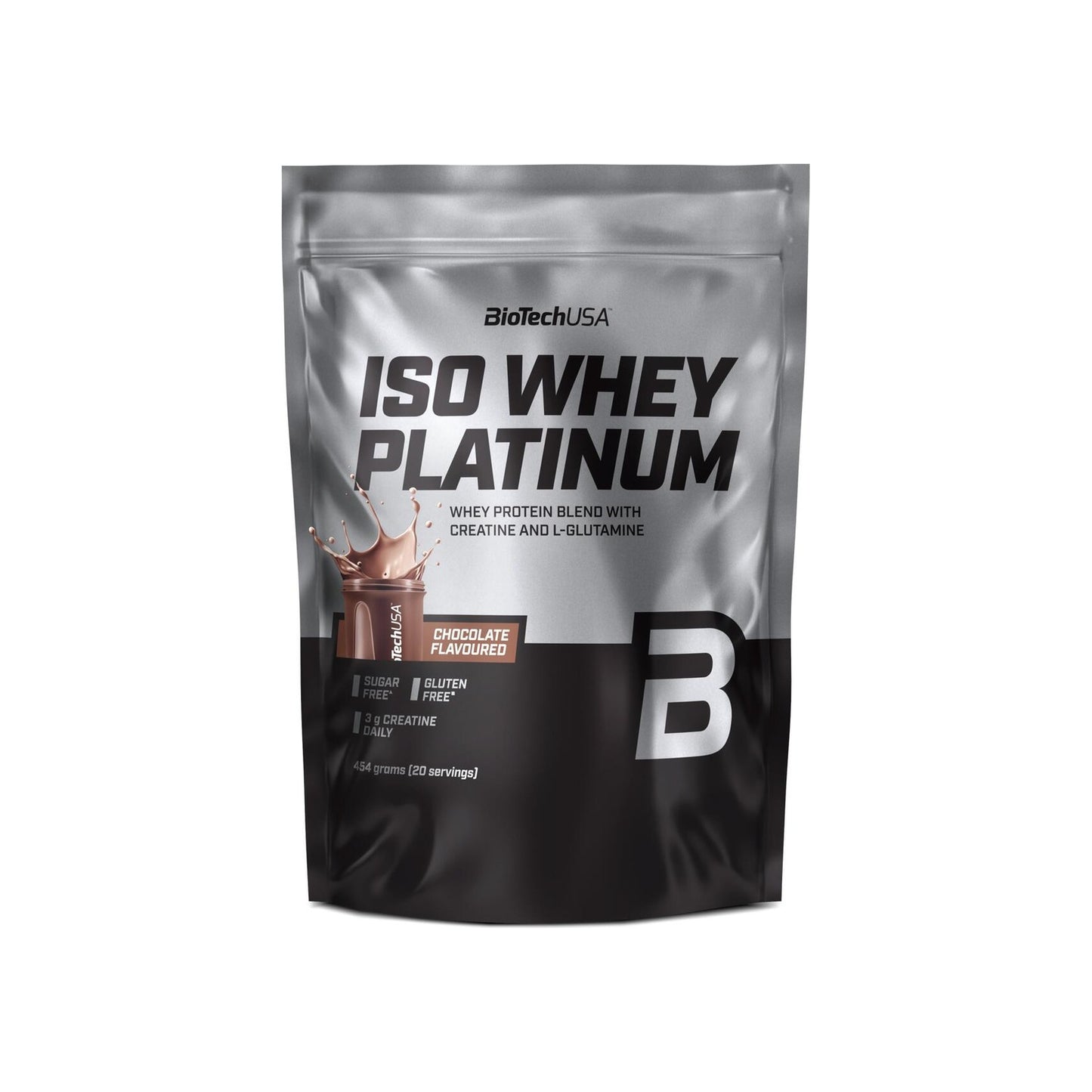 BioTechUSA Iso Whey Platinum 454 g Whey Isolat mit Kreatin