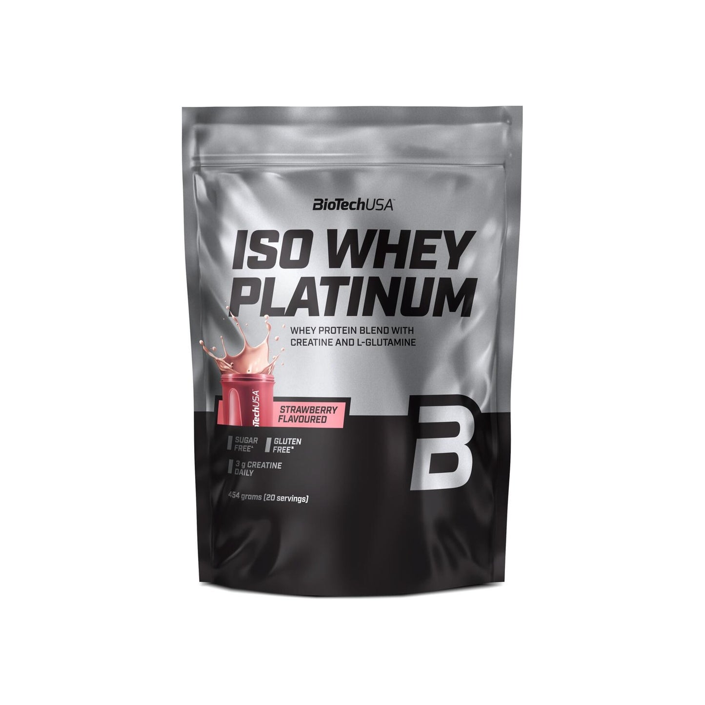 BioTechUSA Iso Whey Platinum 454 g Whey Isolat mit Kreatin