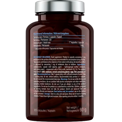 Essensey Melatonin 120 Kapseln