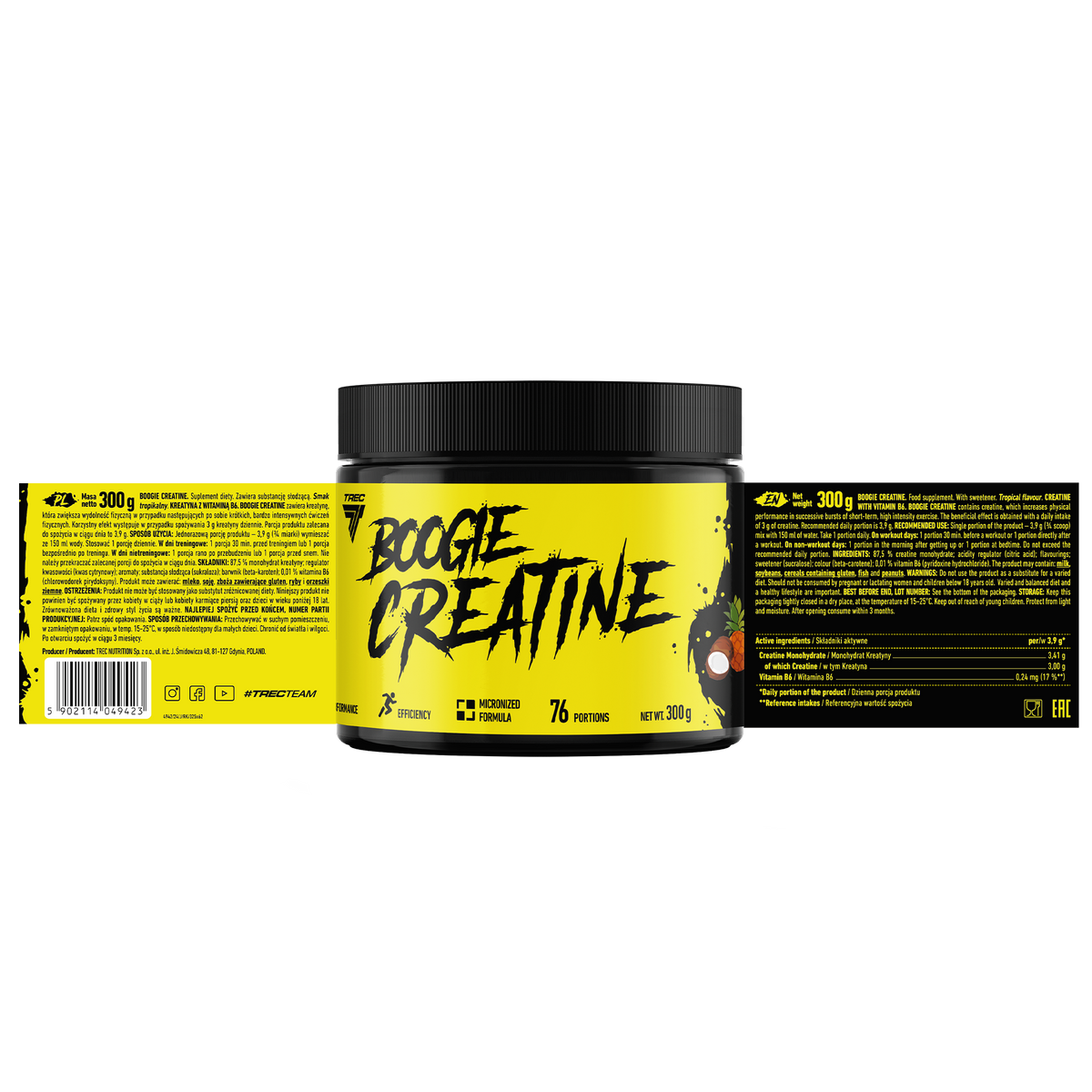 Trec Boogie Creatine 300 g – Kreatin Monohydrat