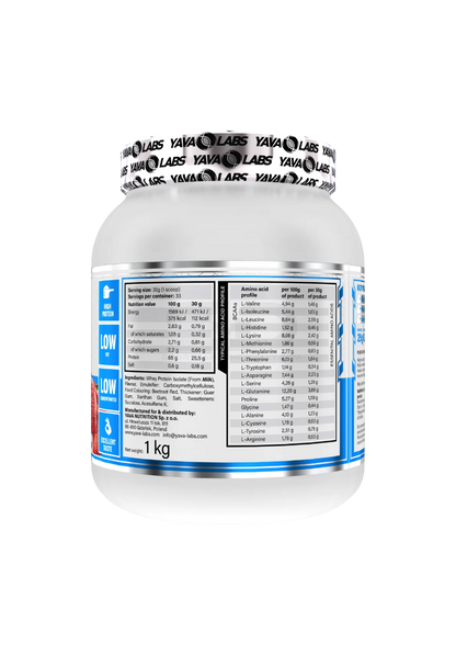 YAVA LABS Pure Iso Whey 1kg