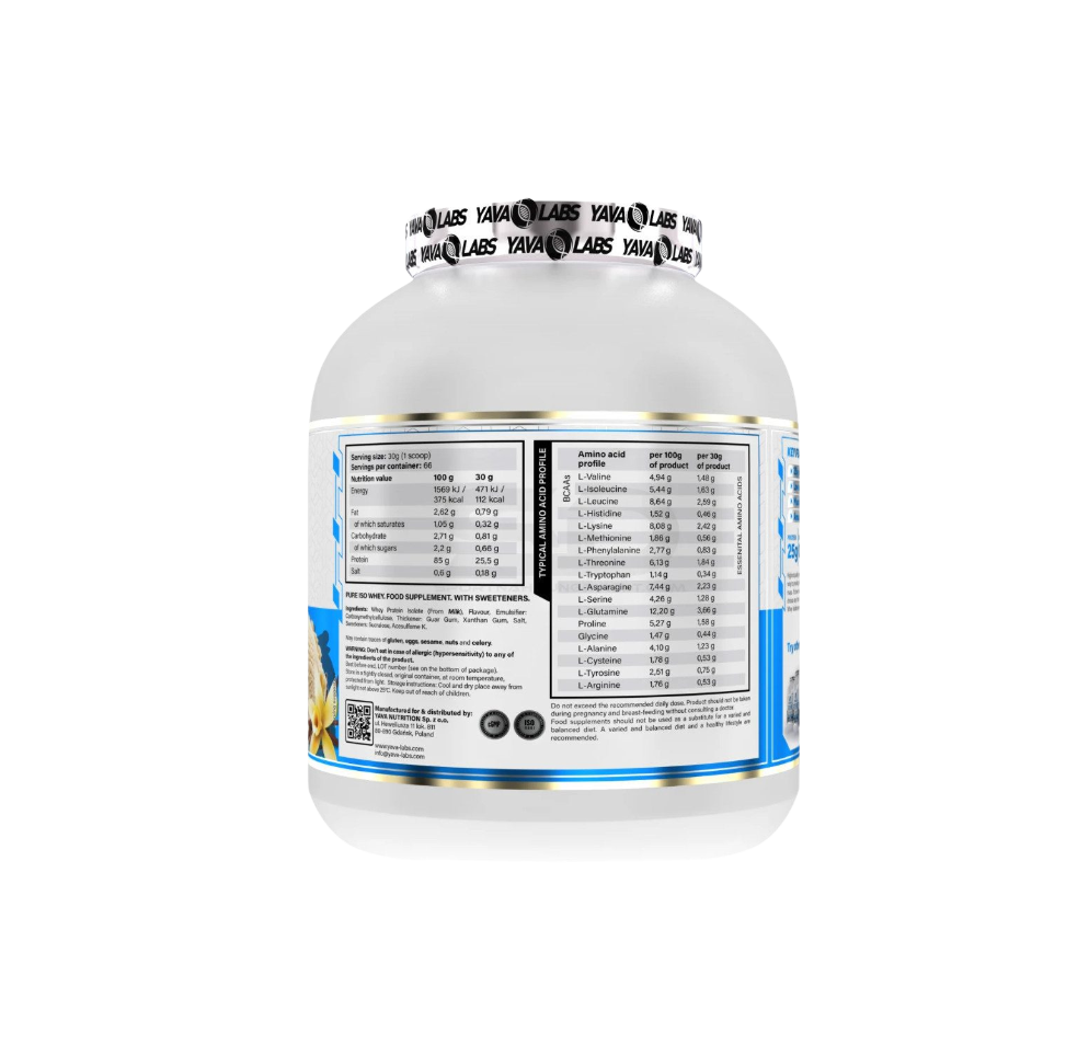 YAVA LABS Pure Iso Whey 1kg