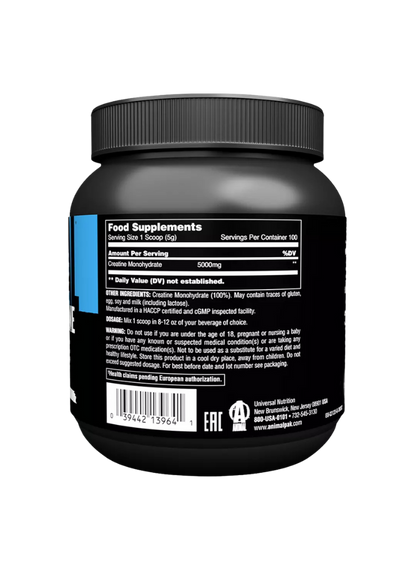 Universal Nutrition Animal 100% pure Creatine Monohydrate 500g