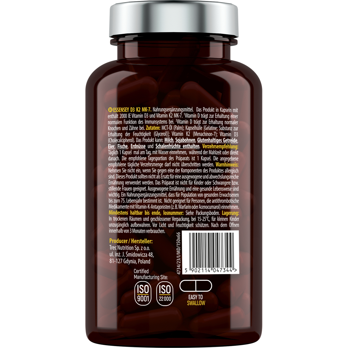 Essensey Vit D3+K2 (MK-7)