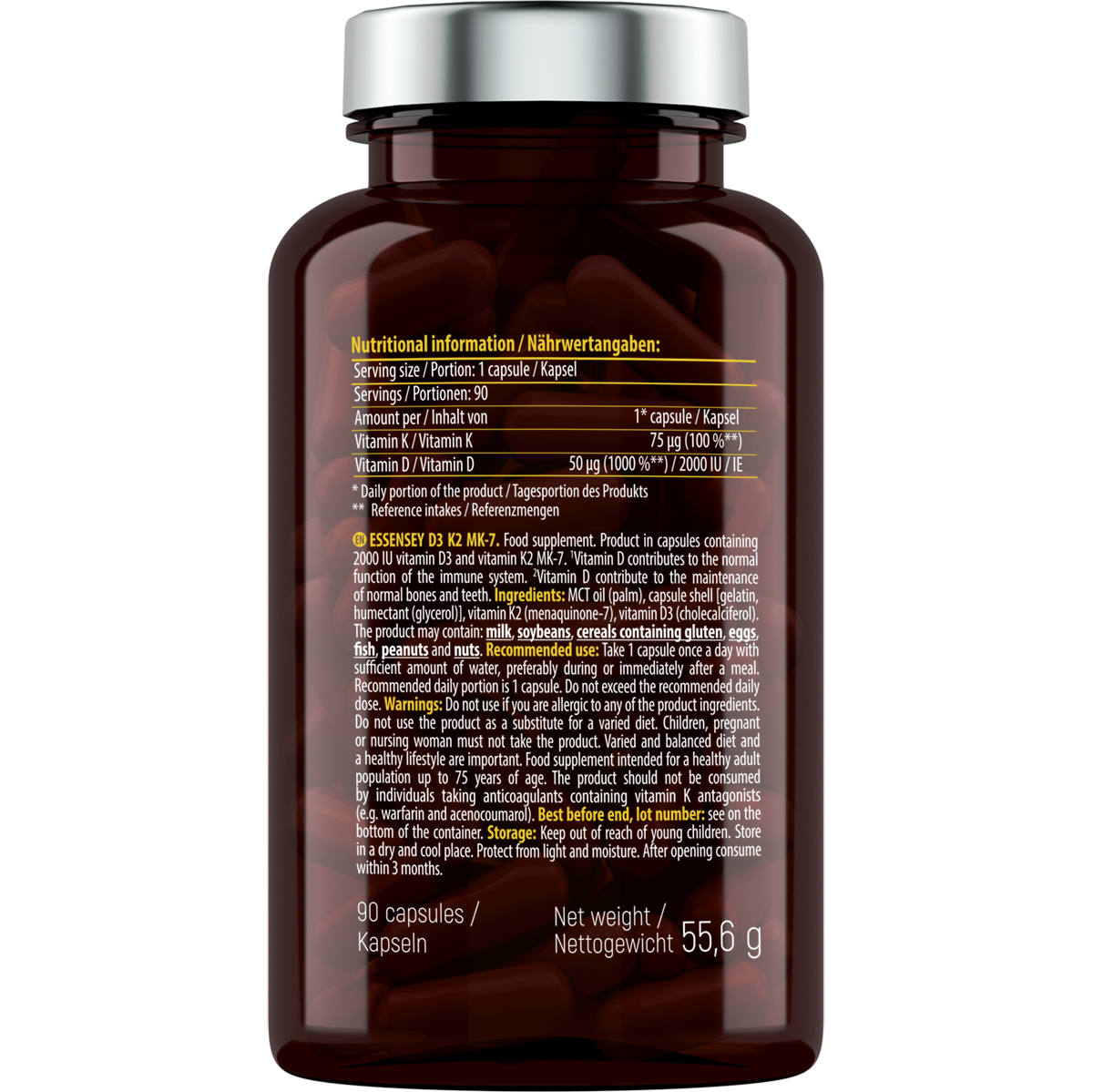 Essensey Vit D3+K2 (MK-7)