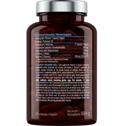 Essensey Hyaluronic Acid+ – 90 Kapseln