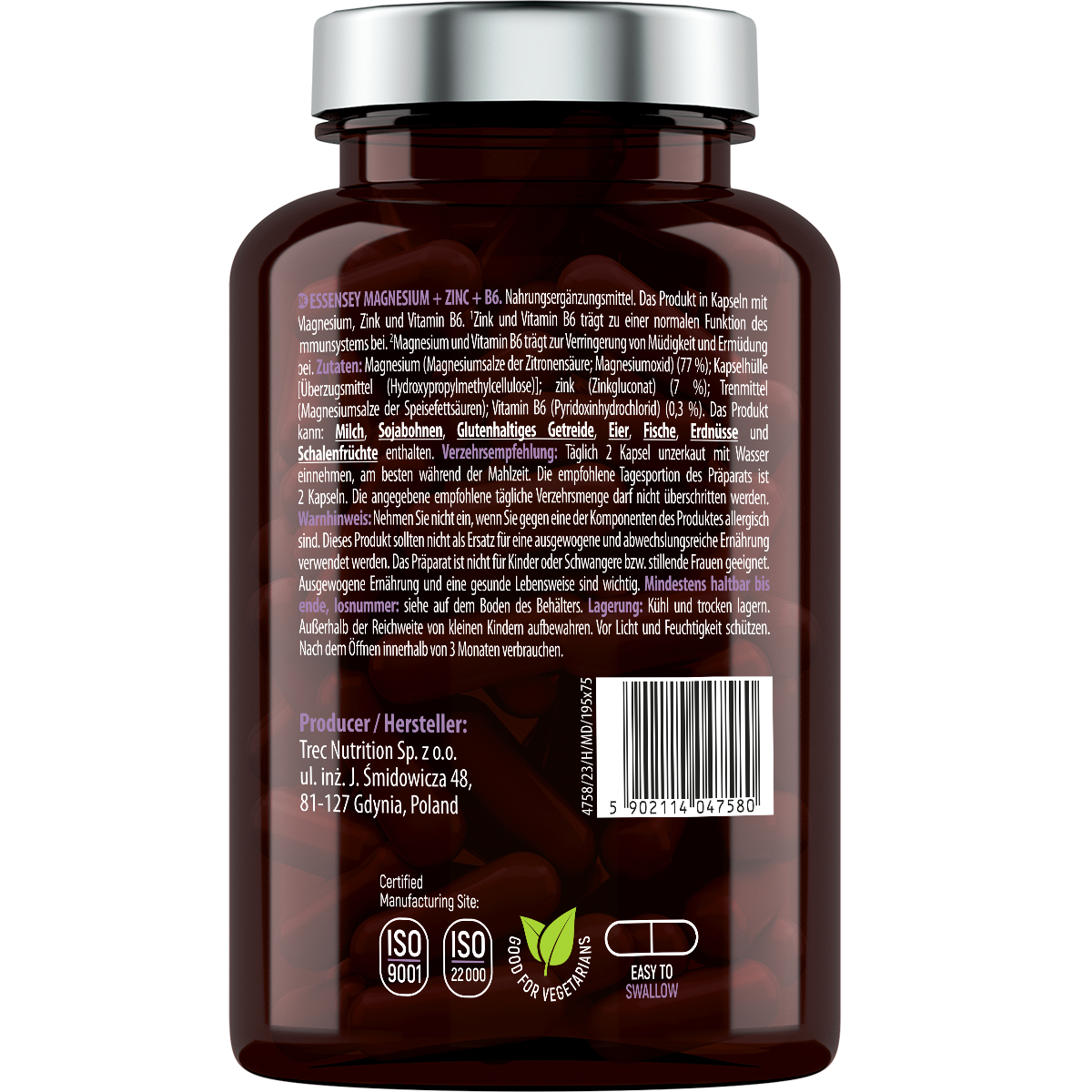 Essensey Magnesium+Zinc+B6