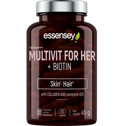 Essensey Multivitamin for Her + Biotin 90 Kapseln