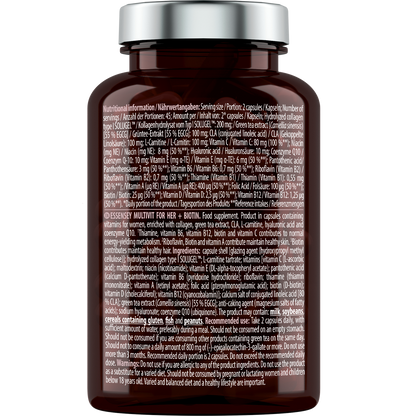 Essensey Multivitamin for Her + Biotin 90 Kapseln