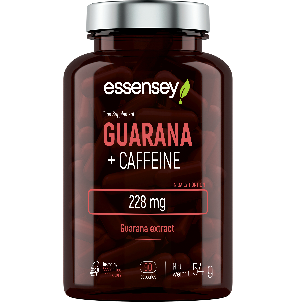 Essensey Guarana + Caffeine – 90 Kapseln