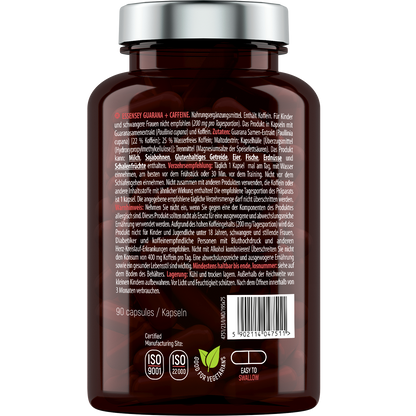 Essensey Guarana + Caffeine – 90 Kapseln