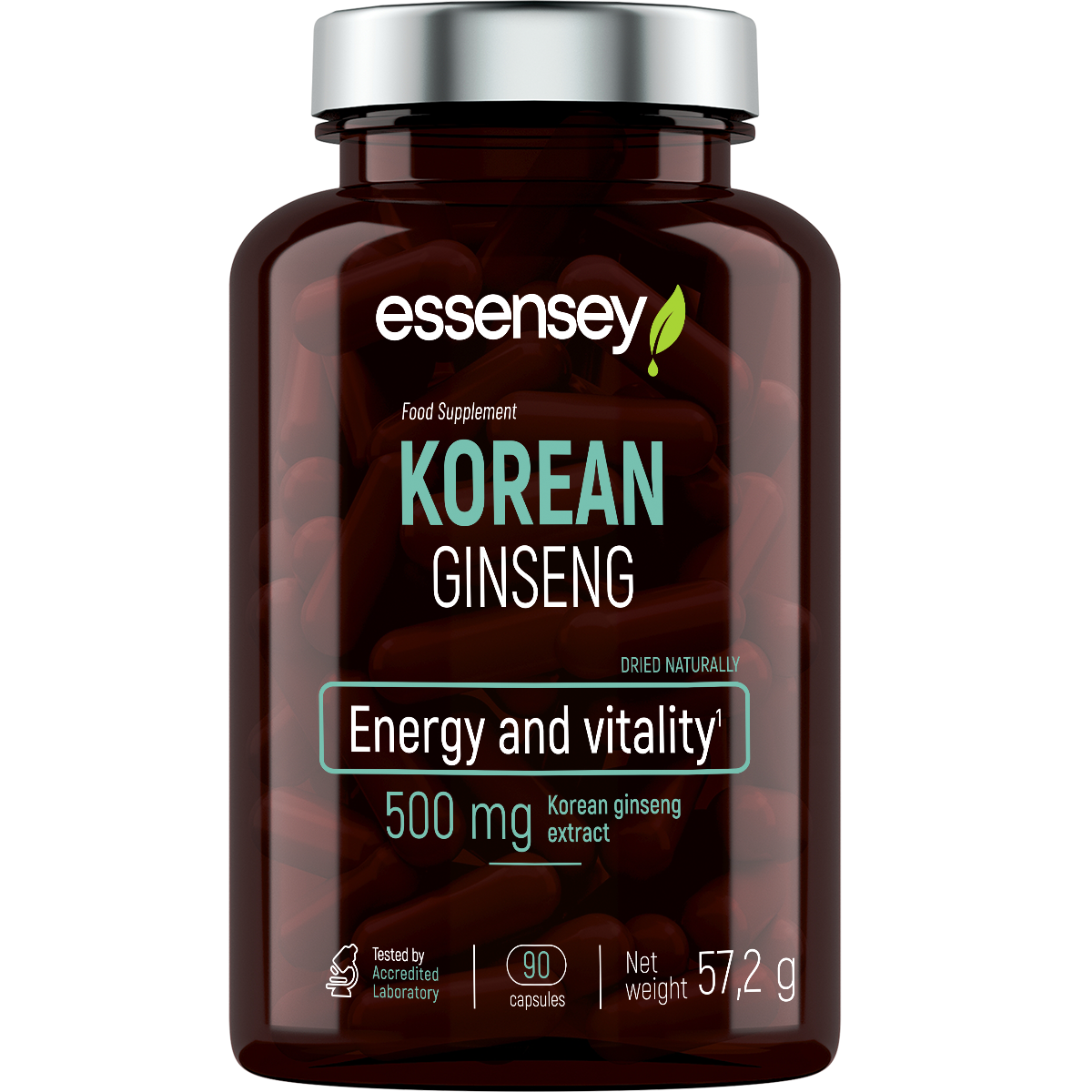 Essensey Korean Ginseng 500 mg – 90 Kapseln