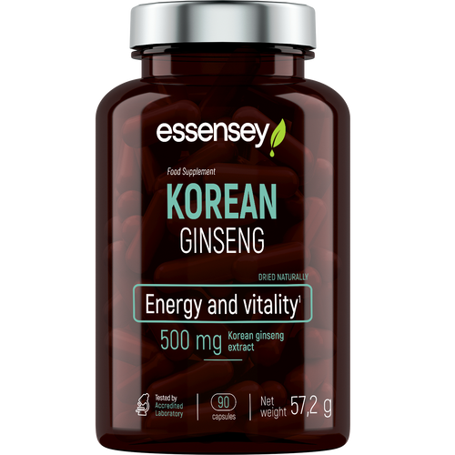 Essensey Korean Ginseng 500 mg – 90 Kapseln