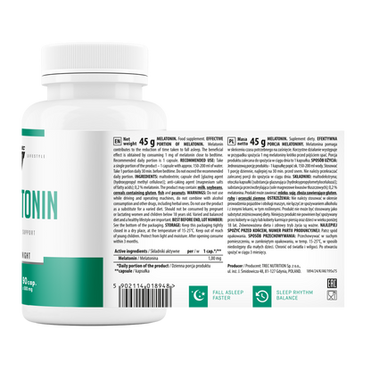 TREC - Melatonin 90 Kapseln