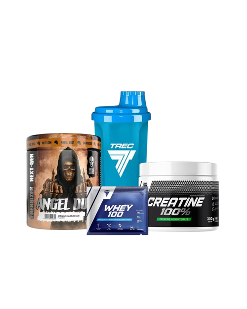 Gym Energy Stack Booster + Creatine Monohydrate + Shaker