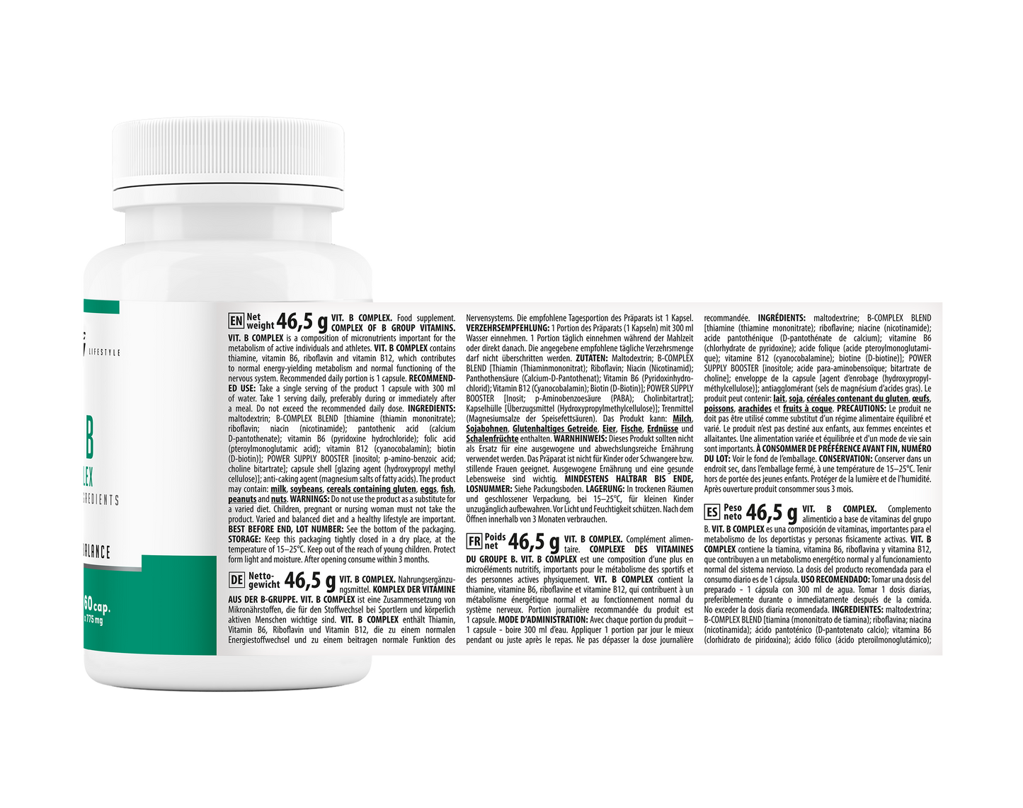 TREC Vitamin B Complex 60 Kapseln
