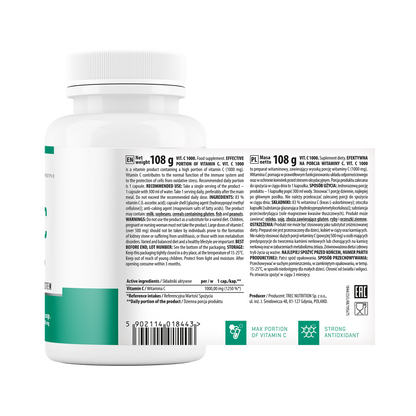 TREC Vit C 1000 90 Kapseln