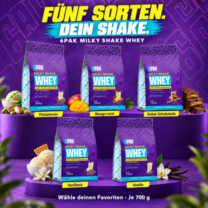 6PAK MILKY SHAKE WHEY 700g