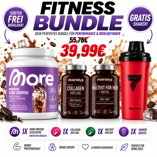 Beauty & Coffee Bundle – Multivitamin, Collagen & More Protein Iced Coffee