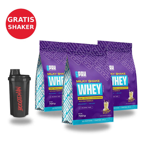 6PAK Nutrition Milky Shake Whey 3x 700 g