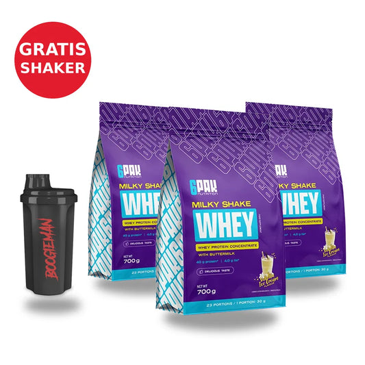 6PAK Nutrition Milky Shake Whey 3x 700 g