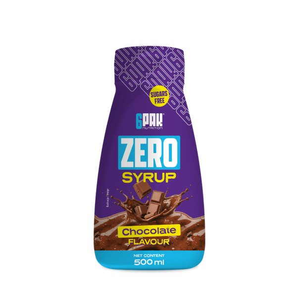 6PAK Zero Syrup 500 ml – Zuckerfreier Sirup in 7 Sorten