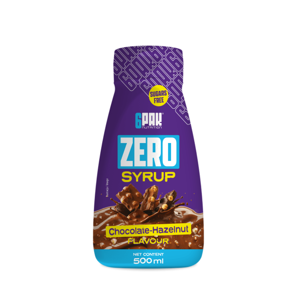 6PAK Zero Syrup 500 ml – Zuckerfreier Sirup in 7 Sorten