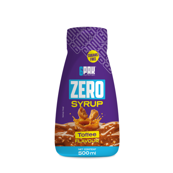 6PAK Zero Syrup 500 ml – Zuckerfreier Sirup in 7 Sorten