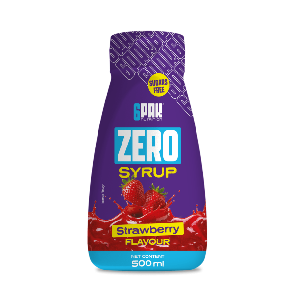 6PAK Zero Syrup 500 ml – Zuckerfreier Sirup in 7 Sorten